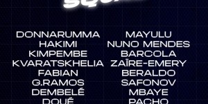 巴黎对维拉名单：登贝莱、阿什拉夫、K77在列，马尔基尼奥斯停赛